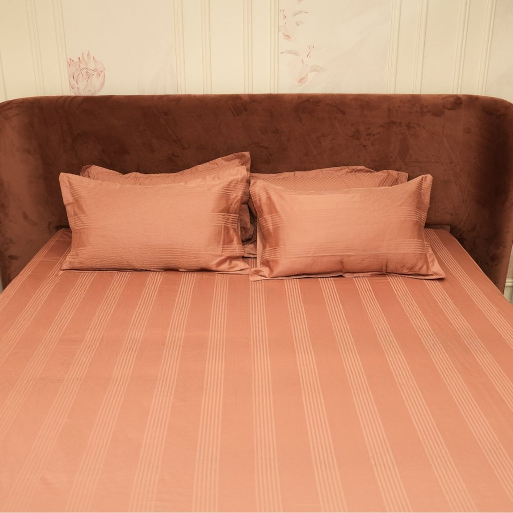 Jacquard Luxe Lines – Amber Dust 400 TC