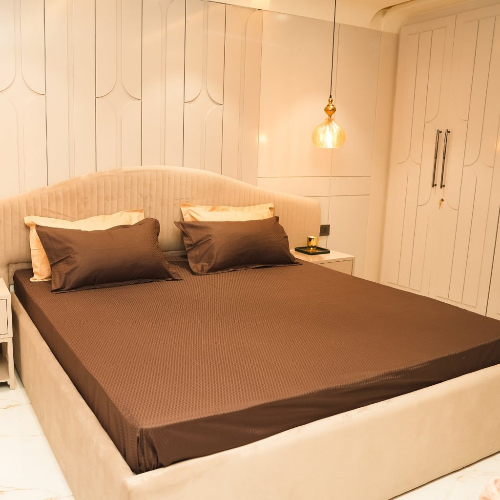 Jacquard Elysian Coil – Coco Truffle 400 TC