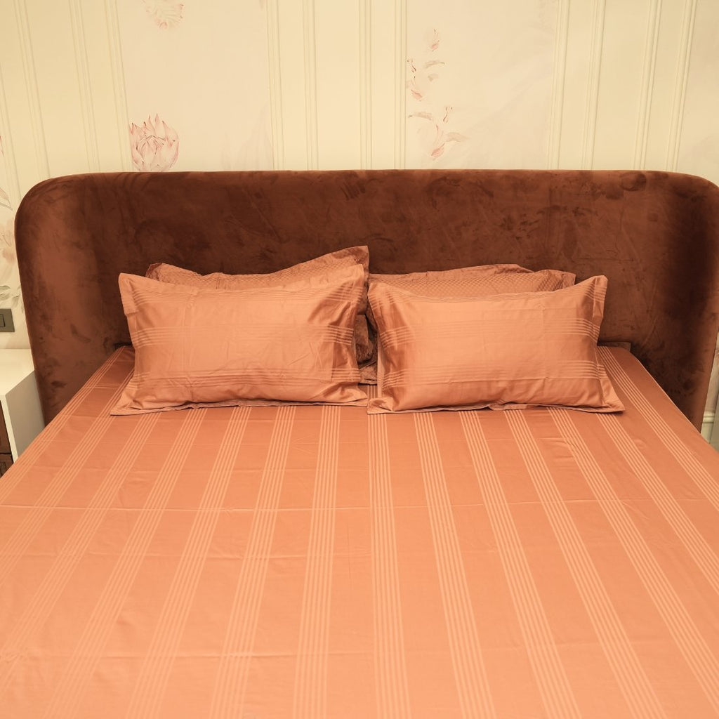 Jacquard Luxe Lines – Amber Dust 400 TC