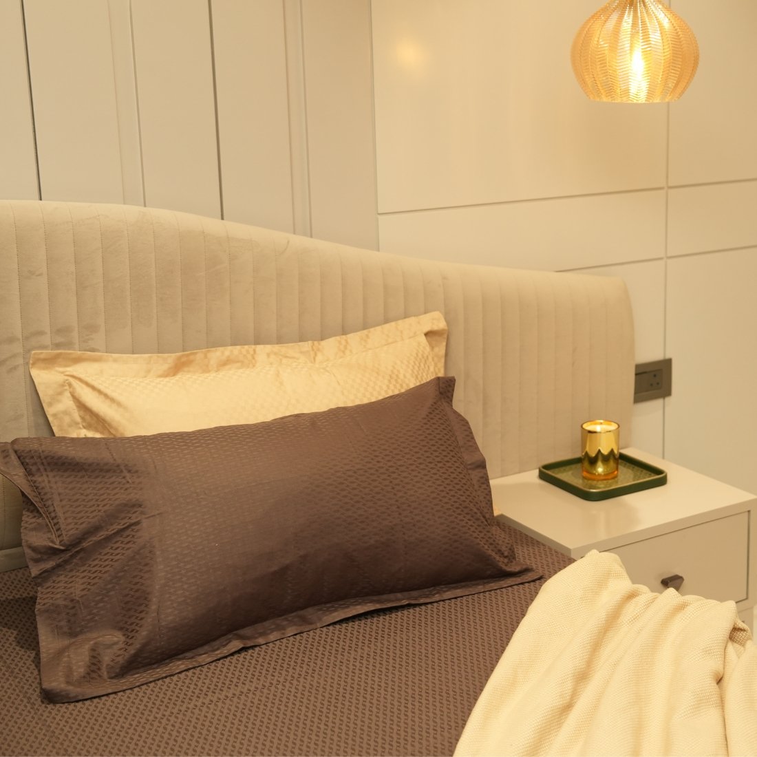 Jacquard Elysian Coil – Coco Truffle 400 TC