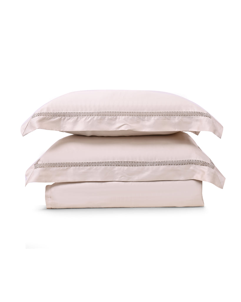 Reysha Solid Colour Premium Cotton Bedsheet - Sand ( Thread Count 300 )