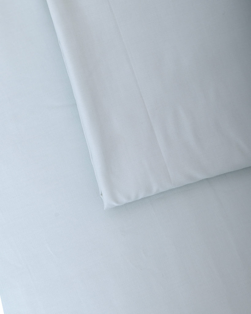 Reysha Solid Colour Premium Cotton Bedsheet - Green Petals ( Thread Count 300 )