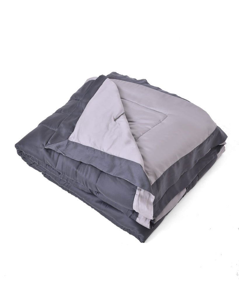 Reysha Comforter Premium Tencel - Ash & Grey ( Thread Count 320 )
