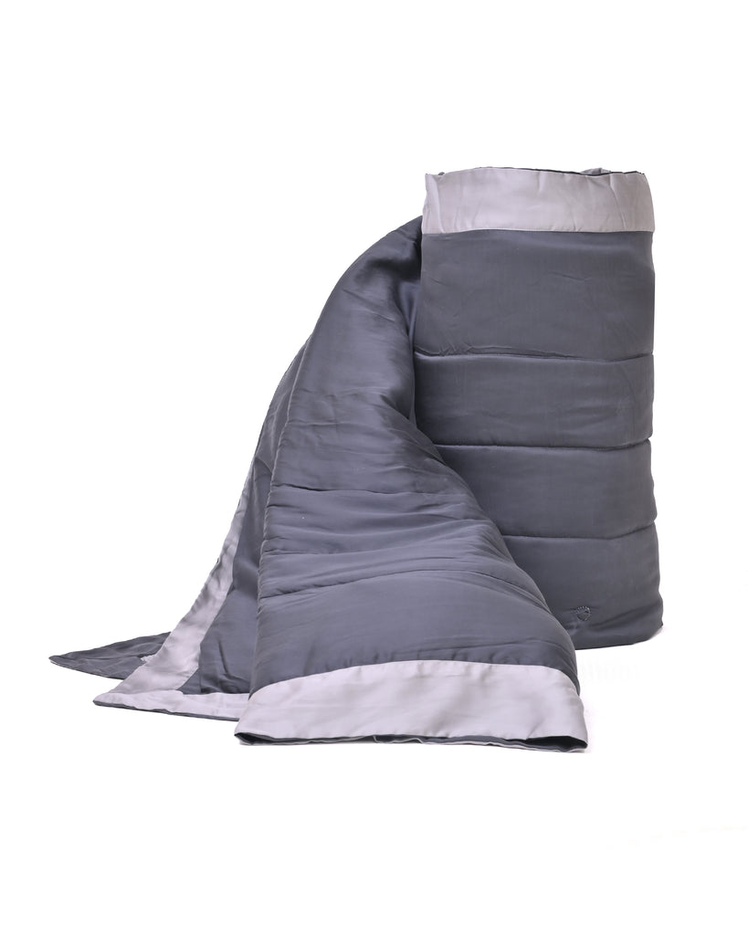 Reysha Comforter Premium Cotton - Ash & Grey ( Thread Count 320 )