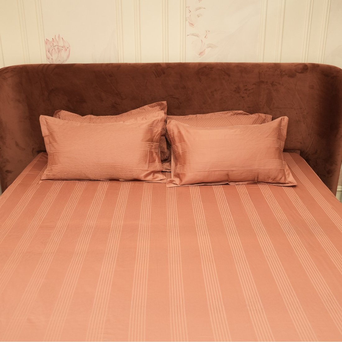 Jacquard Luxe Lines – Amber Dust 400 TC