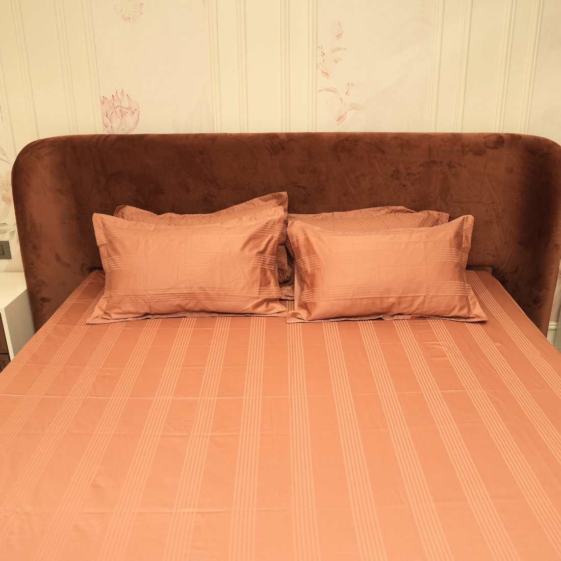 Jacquard Luxe Lines – Amber Dust 400 TC