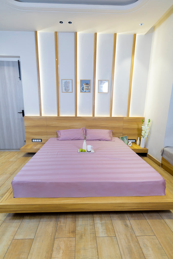 Jacquard Luxe Lines – Blush Bloom 400 TC