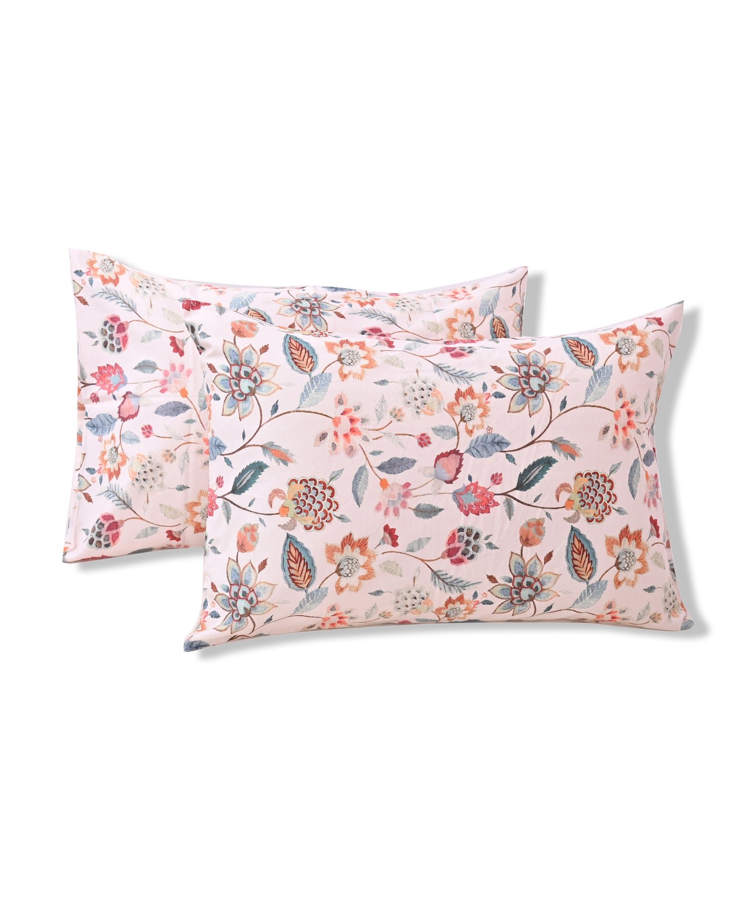 Reysha Digital Print Colour Premium Cotton Bedsheet - Persian Garden ( Thread Count 400 )