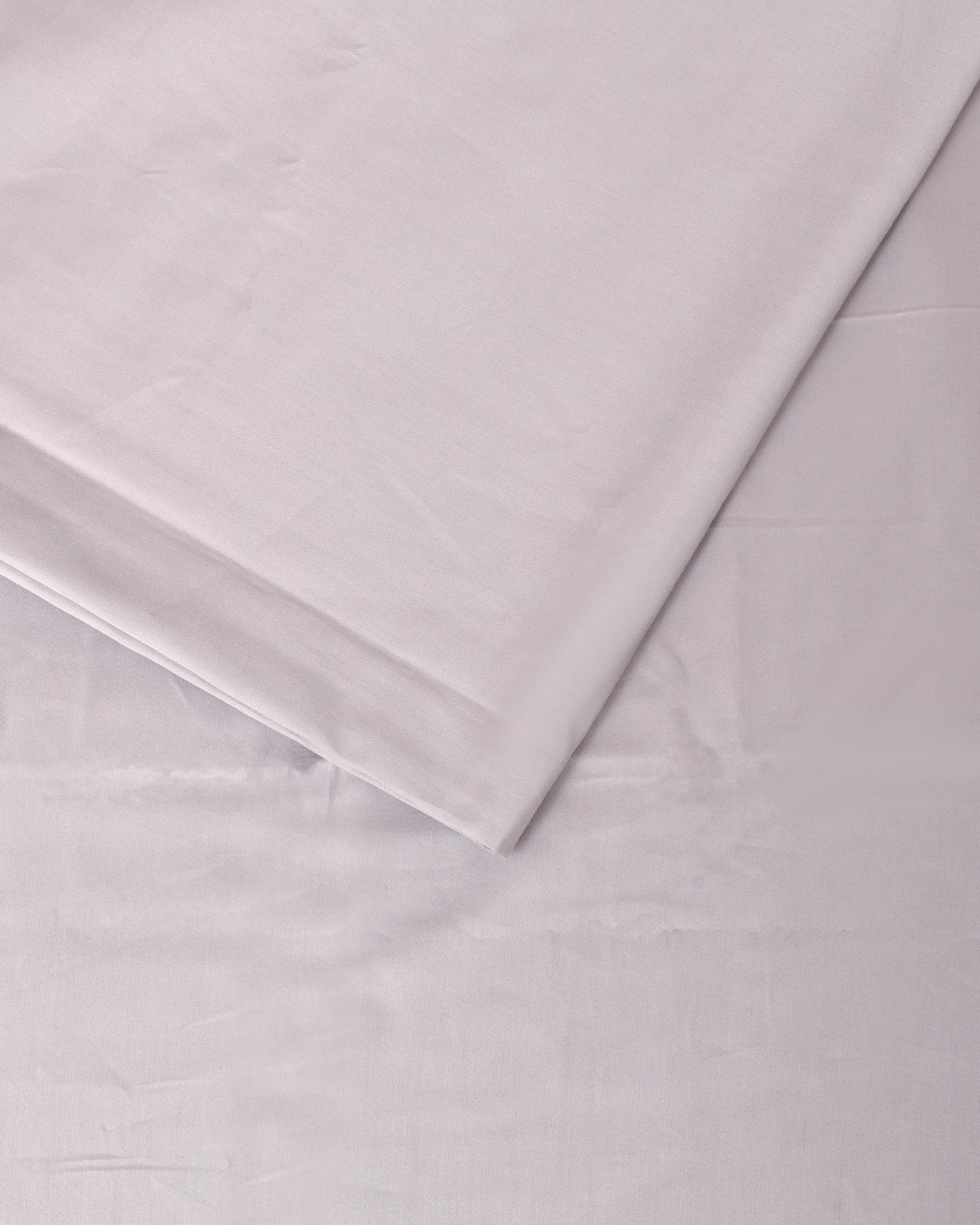 Reysha Solid Colour Premium Cotton Bedsheet - Ashwood Grey ( Thread Count 300 )