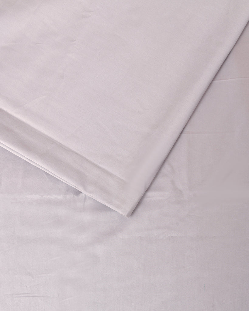 Reysha Solid Colour Premium Cotton Bedsheet - Ashwood Grey ( Thread Count 300 )