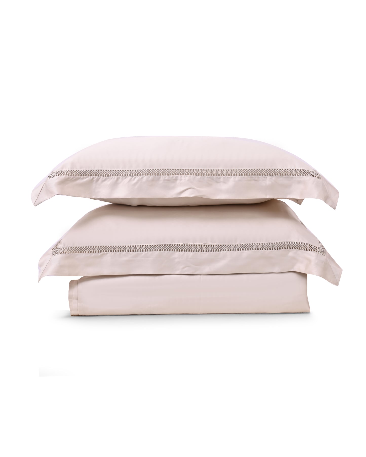 Reysha Solid Colour Premium Cotton Bedsheet - Sand ( Thread Count 300 )