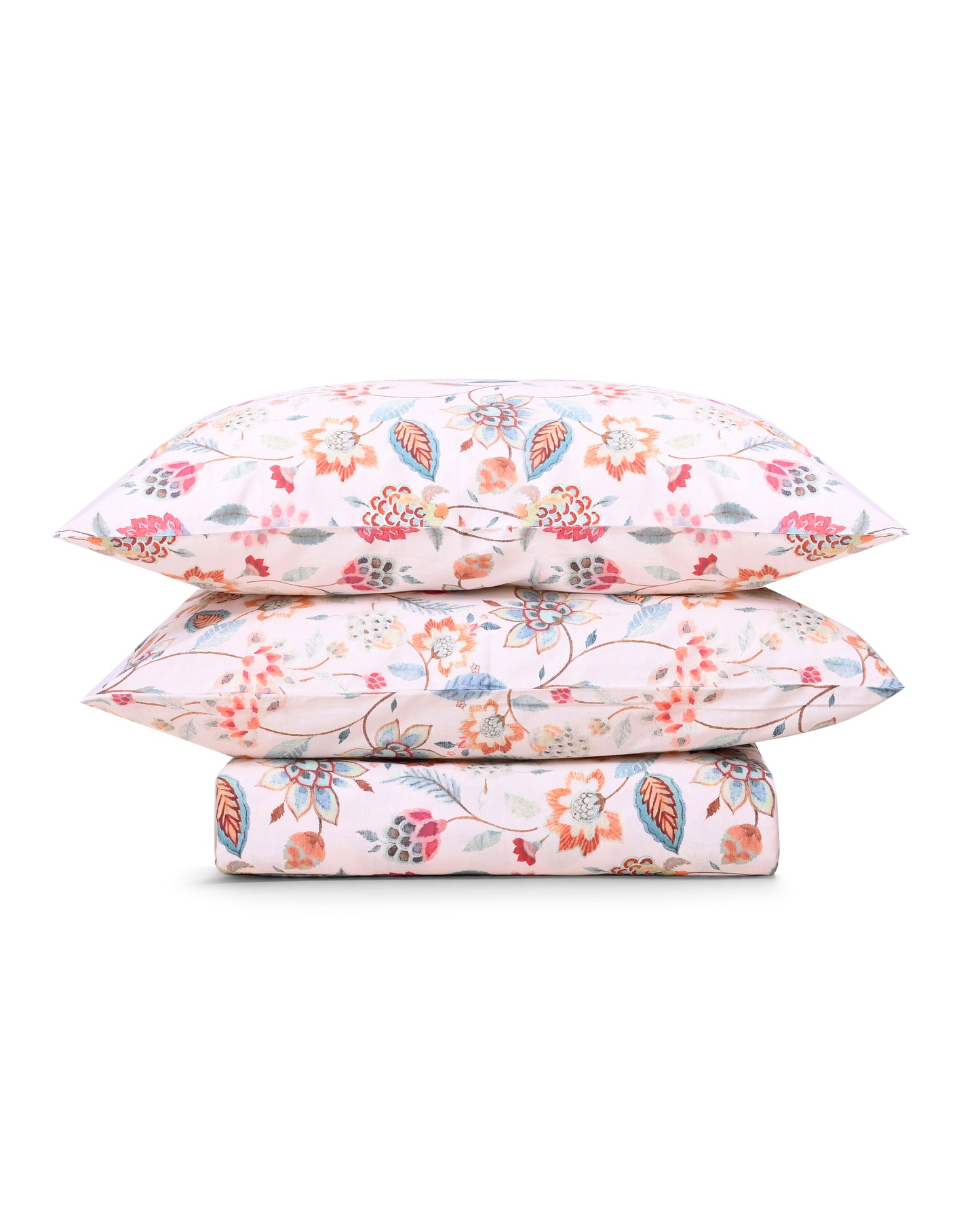 Reysha Digital Print Colour Premium Cotton Bedsheet - Persian Garden ( Thread Count 400 )