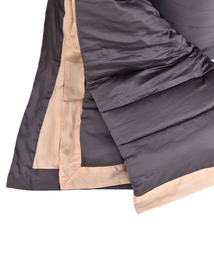 Reysha Comforter Premium Cotton - Cocoa & Beige ( Thread Count 320 )